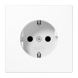 Jung SCHUKO Steckdose o.Kralle LS1520NWW
