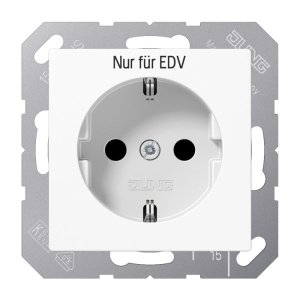 Jung SCHUKO-Steckdose EDV A1520EDVWW