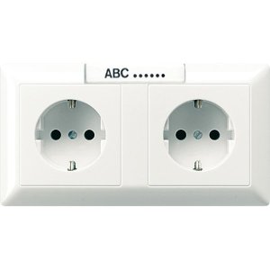 Jung Kabel-Kanal-SCHUKO-Steck AS1522NAWW