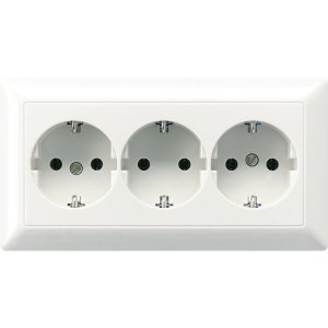 Jung Kabel-Kanal-SCHUKO-Steckd AS523BFWW