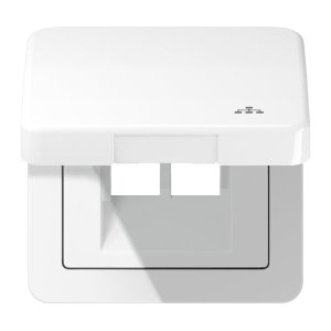 Jung Klappdeckel LAN mit Ze CD590KLLANWW