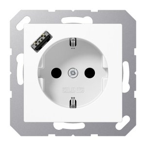 Jung SCHUKO Steckdose 16 A 2 A1520-18AWW