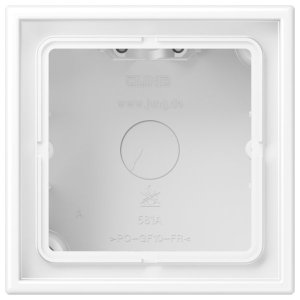 Jung Aufputz-Kappe 1fach, Seri LS581AWWM