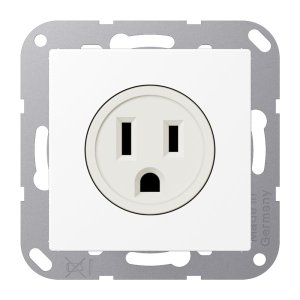 Jung US-NEMA-Steckdose A521-15WWM