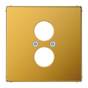 Jung LS962GGO Abd. f. 2 Kleinsteckdosen