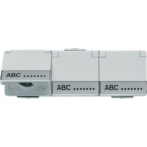 Jung 623NAW SCHUKO-Steckdose 3fach NA