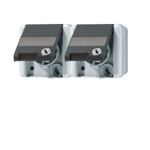 Jung 8220NAWSL SCHUKO-Steckdose m. Sicherh