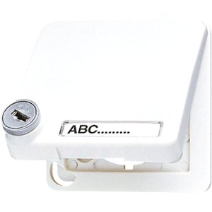 Jung CD590BFSLNAKLWW Klappdeckel m. Sicherheitss