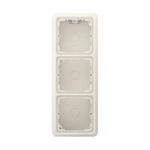 Jung CD583AW Aufputz-Kappe m. Rahmen 3fa