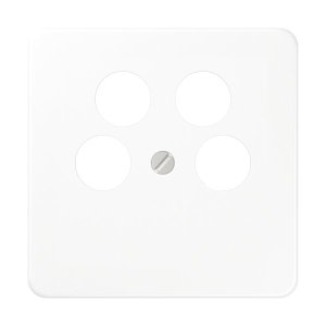 Jung CD561-4SAT2WW Abdeckung f. SAT-TV-Steckdo