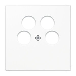 Jung LS990-4SAT2WW Abdeckung f. SAT-TV-Steckdo