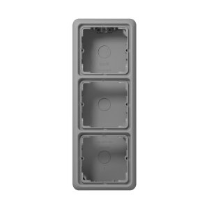 Jung CD583AGR Aufputz-Kappe m. Rahmen 3fa