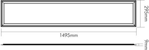 Nobile LED-Panel 38W LED-PANEL-R3S-UGR19, 1560711150