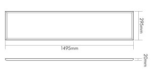 Nobile LED-PANEL-R3ST-UPLIGHT-UGR19-40W-84, 1560721146