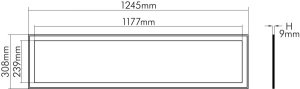 Nobile LED-PANEL-R2S-WEIß-38W-830-DIM-1-10, 1570701243