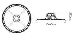 Nobile LED Hallenleuchte F400-S 1740011811