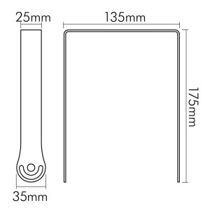 Nobile Deckenbefestigung für LE 1740012212