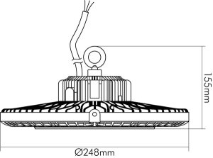 Nobile LED Hallentiefstr. LED-HIGH-BAY-46, 1740461611