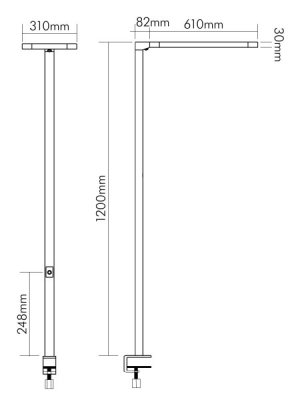 Nobile LED-CLIP-ON-LEUCHTE-EW-5525-UGR18-8, 1751325526