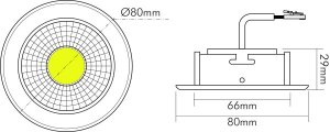 Nobile A 5068 T Flat A5068T-FLAT-IP44SW-MT, 1856870323