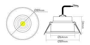 Nobile 50 5068ECO-FLAT-BLENDFREI8W-WEISS-M, 1856908013