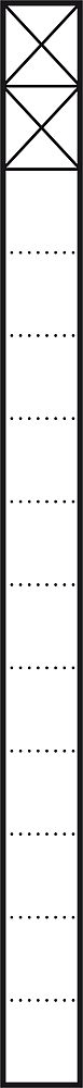 Siedle Kommunik.-Stele 2-fach 200023967-00, KSF613-2W