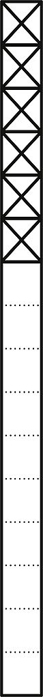Siedle Kommunika.-Stele 6-fach 200038279-00, KS616-6W