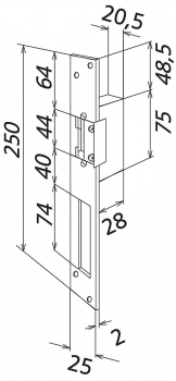 Siedle Einsteck Türöffner  200012258-00, TÖ618-0E
