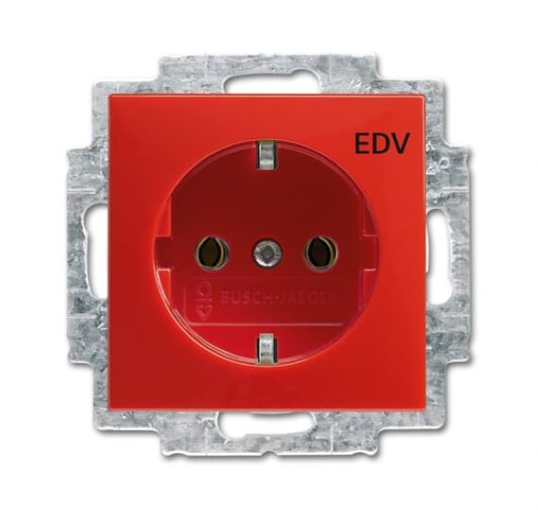 Busch-Jäger SCHUKO Steckd.EDV 20EUC/DV-917, 2011-0-6236