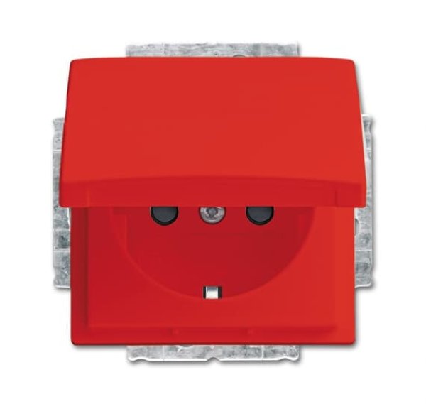 Busch-Jäger SCHUKO Steckd.Kl eBs rot 20EUKB-917, 2013-0-5392