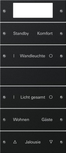 GIRA Wippenset 5f Plus (2+3) bes 2215005