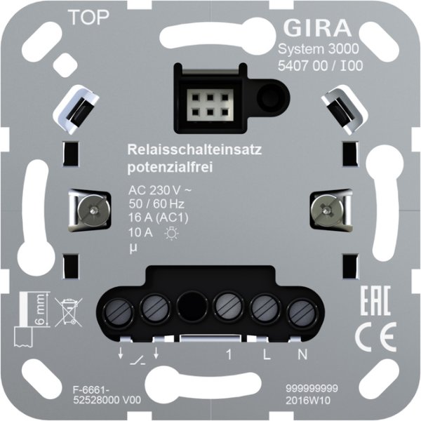 GIRA Relaisschalteinsatz  540700
