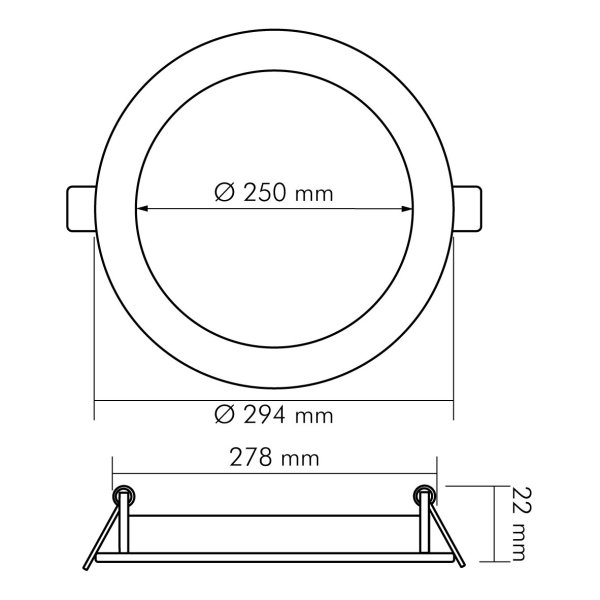 Nobile LE LED-PANEL-300-R-DTW-UGR=22-350MA, 1573051045