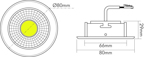 Nobile A 5068 T Flat A5068T-FLAT-IP44SW-MT, 1856870323
