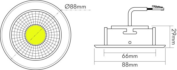 Nobile A-5068-T-FLAT-WEIß-MATT-8W-BIO-930-, 1868005023