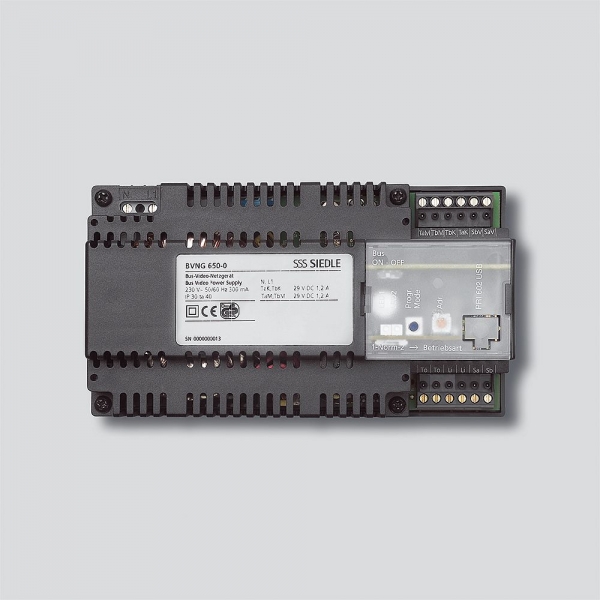 Siedle Bus-Video-Netzgerät 200035130-00, BVNG650-0DE