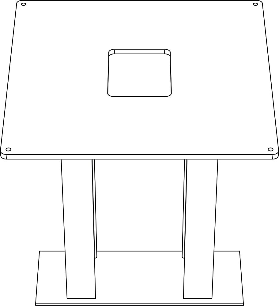 Siedle Erdstück 462x462mm 200041026-00, ZE/STL462X462